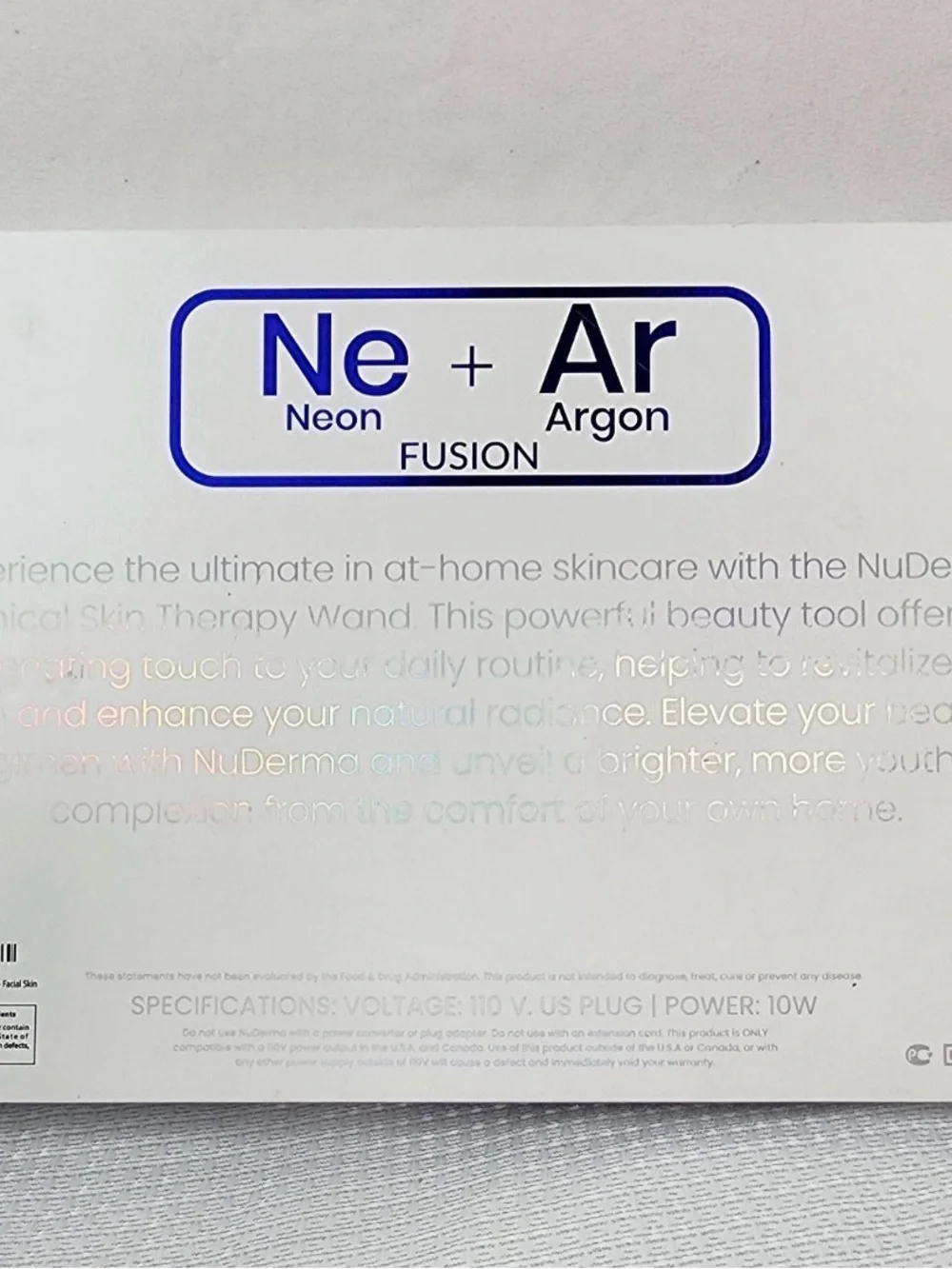 Pure Daily Care NuDerma Clinical Wand Set with 6 Fusion Applicators NEW SEALED